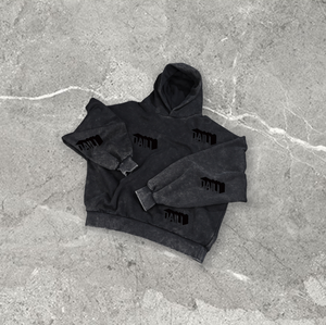 Heavyweight 420 450 Gsm Oversized Cropped Pullover Hoodie Hombres Ropa de calle personalizada 100% Cotton Terry Fabric XL Alta calidad - Product Image 1