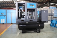 ZAKF ZAI-20 20HP 15KW voiture magasin utiliser 208V 60HZ 3PH 8Bar 4-en-1 vis industrie compresseur