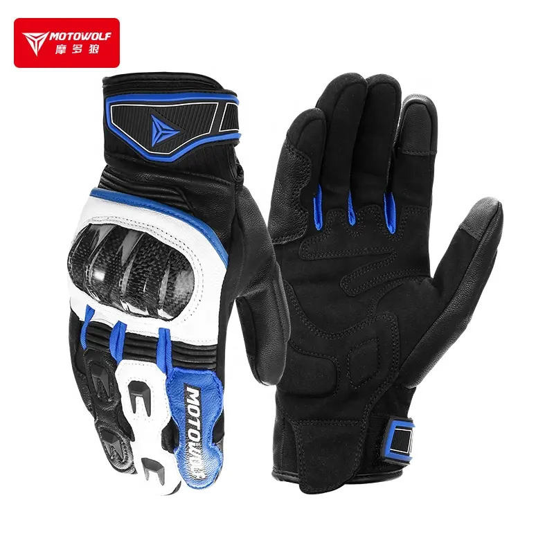MOTOWOLF vente en gros de gants de course de moto gants d'été gants de course de moto en cuir