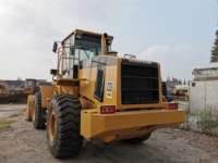 Chargeuse sur pneus Caterpillar 966G d'occasion prête à l'emploi, bras hydraulique puissant pour travaux de terrassement