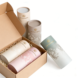 Custom Printed Paper Tube Packaging for Coffee Powder Food Grade Round Cardboard Cylinder <b>Box</b> Hot Stamping OEM Factory - Product Image 5