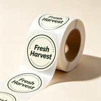 Autocollant de code-barres en vinyle imperméable sur mesure de haute qualité, résistant à la chaleur, à forte adhérence, facile à décoller, pour fruits et bonbons