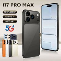 I17 Pro Max 2025 Nuevo Teléfono 5G con 12GB de RAM, 512GB de Almacenamiento, Cámara Ultra de 108MP, Pantalla de 6.8 Pulgadas, Carga Rápida, Modelo Global Popular