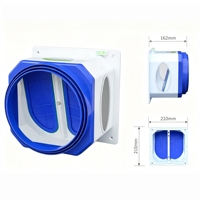 Clapet anti-retour en plastique spécialisé, unidirectionnel, anti-odeur et anti-fumée pour système de ventilation de cuisine/salle de bain