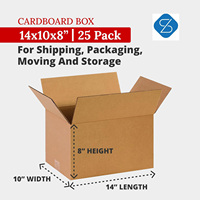 Boîtes en carton ondulé OEM réutilisables, écologiques, avec pelliculage brillant, revêtement UV, impression haut de gamme, logo pour déménagement et expédition