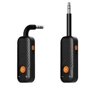 2024 HG BT5.2 adaptateur de musique Audio <span class=keywords><strong>bluetooth</strong></span> pour 3.5mm <span class=keywords><strong>Jack</strong></span> écouteur voiture haut-parleur mains libres Support carte TF - Product Image 1