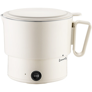 Mini Cocina Eléctrica Portátil de Acero Inoxidable 304, Olla Plegable para Fideos Instantáneos, para Viajes, Estudiantes, Dormitorios y Uso Doméstico - Product Image 1