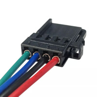 Connecteur de feu arrière à quatre broches faisceau de câbles faisceau de feux arrière prise de lampe 4733242 12789433 pour Saab 9-3 pour Vauxhall Vectra C