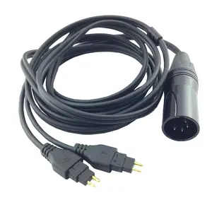 Cocok untuk kabel headphone Sennheiser dengan kabel upgrade 4-pin XLR replacreplacementhifiaudio upgrade cable2M