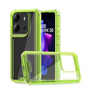 Coque de téléphone transparente combinée colorée antichoc dur PC housse en TPU souple pour Motorola Moto G54 G84 <span class=keywords><strong>GO4</strong></span> G14 G24 Power - Product Image 4