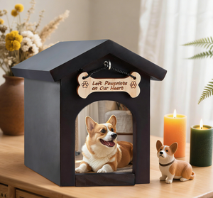 Cross-Border Wooden <strong>Pet</strong> Urn with Photo Frame Dog Tag Hook <strong>Memorial</strong> <strong>Box</strong> <strong>Pet</strong> Funeral Supplies Ashes <strong>Memorial</strong> <strong>Box</strong> - Product Image 1
