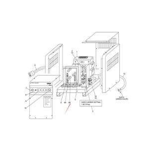 เครื่องชาร์จแบตเตอรี่ Daewoo Doosan รุ่น BC20S-2 BC30S-2 กำลังไฟ 240 วัตต์ แท่นชาร์จสำหรับอุตสาหกรรม รองรับแรงดันไฟฟ้าขาเข้า 100-240 โวลต์ - Product Image 1