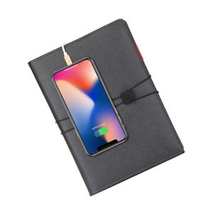 12000mAh Video Powerbank cuero Tapa dura A5 funda para portátil de hojas sueltas con grabación de pantalla de 7 pulgadas y comprobación de imágenes - Product Image 3