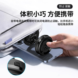 <span class=keywords><strong>Support</strong></span> de téléphone de voiture à aspiration magnétique rechargeable à charge sans fil rotative à 360 ° avec panneau solaire - Product Image 4