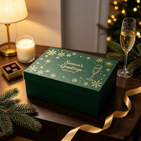 Boîte cadeau de luxe rigide pour vin, estampage à chaud, personnalisée, pour spiritueux et champagne, emballage OEM ODM pour l'alimentation et le shopping