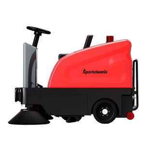 Varredora de Rua para Limpeza Comercial ao Ar Livre, Varredora Elétrica Pesada com Escova Larga - Product Image 4