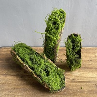 Fausse écorce d'arbre en plastique, mousse décorative pour aménagement intérieur/extérieur, racines d'arbres, plantes vertes, présentoirs muraux/suspendus au sol