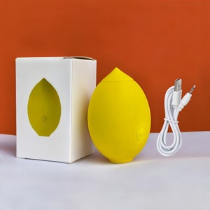 Massaggiatore a Forma di Limone per Clitoride e Punto G, Giocattolo Intimo Femminile, Vibratore a Suzione a Forma di Limone - Product Image 4