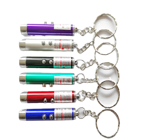 Quà tặng khuyến mãi mini LED con trỏ <span class=keywords><strong>laser</strong></span> Keychain ánh sáng bút mèo đồ chơi hồng ngoại Keychain - Product Image 1