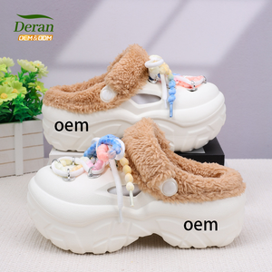 Deran OEM 2025 – Nouveaux <span class=keywords><strong>sabots</strong></span> d'hiver imperméables et antidérapants pour <span class=keywords><strong>femme</strong></span>, doublés de fourrure, style classique et tendance, pour l'extérieur - Product Image 3