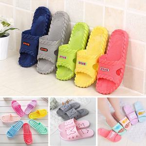 Home <b>Slippers</b> Thick Soled Indoor Bathroom Couple Slides For Men And Women Multiple Colors <b>Summer</b> Wear Resistant - Product Image 3