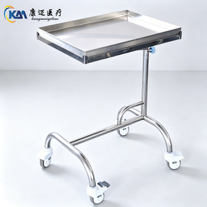 Carrito de Instrumentos Móvil de Acero Inoxidable Lu Kangmai de 2 Niveles para Cirugía - Product Image 2