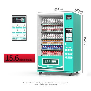 Touch Screen Combo <strong>Vending</strong> <strong>Machine</strong> For Bottled Drinks Snacks Shopping Malls SDK Function <strong>Vending</strong> <strong>Machine</strong> Coin QR Code Payment - Product Image 5