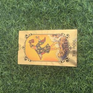 بيع بالجملة مخصص رقائق الذهب اللغة الإنجليزية والإسبانية التارو PVC ESPANOL التارو مع دليل - Product Image 3