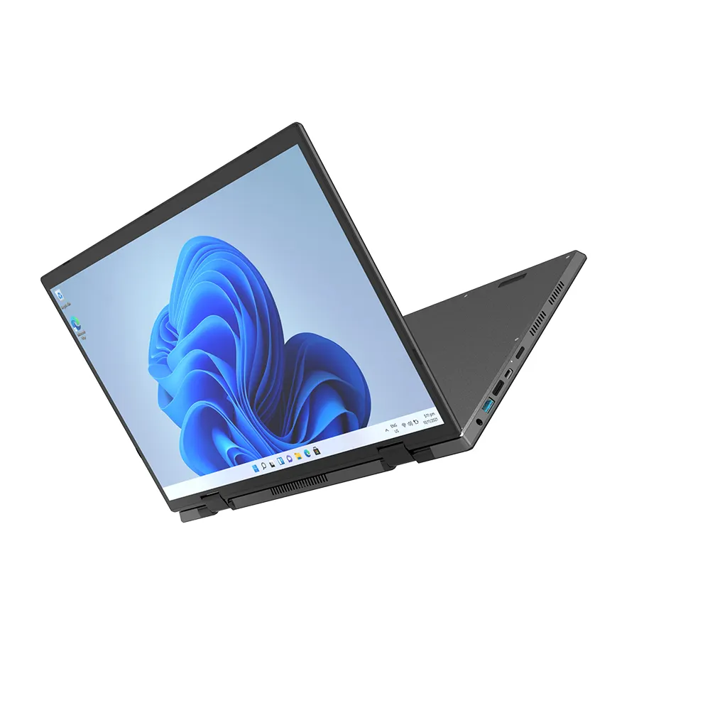 Fabricante personalizado barato chino 14 pulgadas Mesa PC Notebook 2 en 1 computadora pantalla táctil giratoria 360 grados delgado portátil