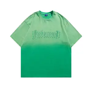 Gold Plus fornitore manica corta Tye Dye Gym 240Gsm T-shirt 1000 magliette bianche semplici