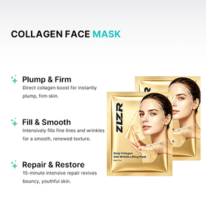 Masque facial en hydrogel à marque privée, vitamine C, or 24 carats, pour la réduction des rides, le blanchiment, le nettoyage en profondeur, pour tous types de peau - Product Image 2