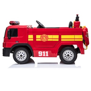 Camión de Bomberos Eléctrico para <span class=keywords><strong>Niños</strong></span>, Juguete Montable para <span class=keywords><strong>Niños</strong></span> de 2 a 4 Años, Auto de Plástico con Batería para <span class=keywords><strong>Niños</strong></span> de 5 a 7 Años - Product Image 2