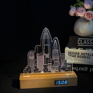 Kỷ Niệm Quà Tặng Kinh Doanh Đánh Bóng Có Thể Sạc Lại Thân Thiện Với Môi Bằng Gỗ Đèn Chủ Điện Thoại Chủ Bút Chủ Nhỏ Ánh Sáng Ban Đêm Cơ Sở - Product Image 1