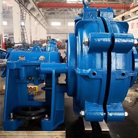 Pompa Lumpur Horizontal Zj Paduan Kromium Tinggi dari Produsen, Pompa Pasir Aliran Besar dengan 30hp, Dapat Disesuaikan OEM