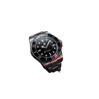 Montre homme classique de luxe, mécanique automatique, cristal saphir, acier inoxydable, chronographe, résistance à l'eau 20 BAR
