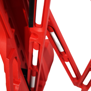 Barrière extensible <span class=keywords><strong>en</strong></span> PVC de sécurité robuste Clôture rétractable mobile BANDES RÉFLÉCHISSANTES Barrières de contrôle des foules <span class=keywords><strong>en</strong></span> accordéon - Product Image 5