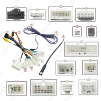 Car Audio 16pin Wiring Harness Wire Cable with Cabus Box for Toyota Vizi/RAV4/Sienna/Corolla Stereo Installation Wire Adapter