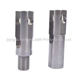 स्टेनलेस स्टील 304 केबल हेड और ग्लास पर्दे के लिए लॉक हेड और लॉक हेड - Product Image 5