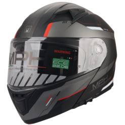 Casco da Corsa YA-967 Flip-Up XL con Visiera, Attrezzatura di Sicurezza in ABS per Motociclismo, Taglia XL - Product Image 2
