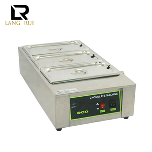 Máquina Eléctrica Comercial <span class=keywords><strong>de</strong></span> Triple Tanque para Derretir Chocolate, para Preparar Salsas <span class=keywords><strong>de</strong></span> Chocolate y <span class=keywords><strong>Fondue</strong></span> - Product Image 1