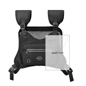 Multi-Functional Marathon <b>Tactical</b> Trail Running <b>Vest</b> Bag Jogging Trendy Nighttime Sports Cycling Running Chest Bag - Product Image 5