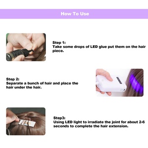Pinky Leem 2025 High Quality UV Hair <b>Glue</b> Extension Light Kit with Plastic Metal Iron Materials Reviewed - Product Image 2