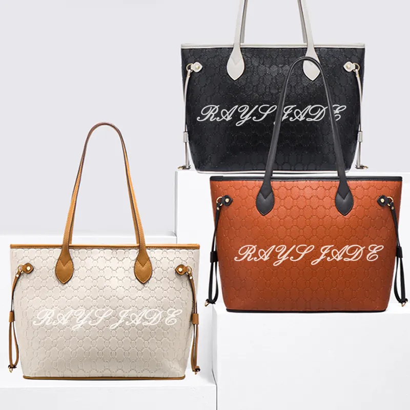 Hot Sell Pu Leather Handbags set ladies Fashion shoulder Bags luxury women Purses And Handbags Designer Women's Tot Bag