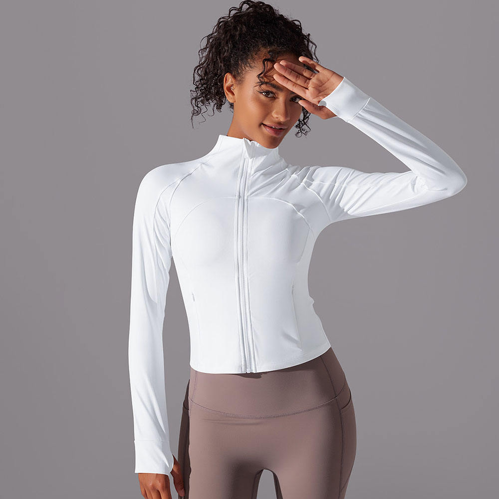 Sleeve Women's Thumbhole Jacket Jackets With Thumb Holes