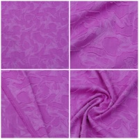 Colección Jacquard Serie 52 5201-5224 Jacquard de Poliéster Tejido con Patrones de Flores en 3D 100% Poliéster 140gsm 148cm