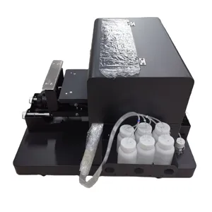 Custom White Ink Leather Printer Uv Flatbed Machine For Printing On Candles