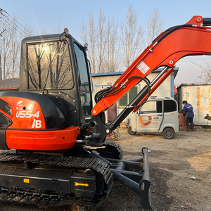 Miniexcavadora Hidráulica Kubota KX55-4 Usada en Japón, Excelente Estado, Excavadora Pequeña de <span class=keywords><strong>Segunda</strong></span> <span class=keywords><strong>Mano</strong></span> con Enganche Rápido Hidráulico - Product Image 1