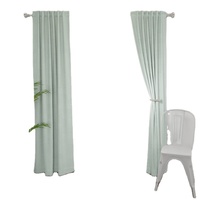 100% Polyester personnalisé imprimé conception Plymouth rideau panneau numérique Sublimation blanc rideau pour salon