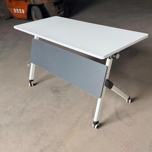 Escritorio de Oficina Móvil Plegable de Madera de Alta Calidad, Mesa de Reuniones, Mesa de Conferencias Plegable, Mesa de Entrenamiento Moderna para Escuelas - Product Image 1
