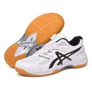 Unisex-Adult Badminton Shoe with Arch Support Indoor Court Training Shoes Racketball Squash Volleyball Sneaker Shoes